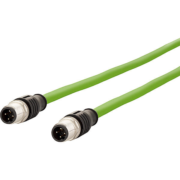 METZ CONNECT Verbindungsleitung M12 1m gn D-kodiert 142M1D11010